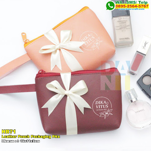 Leather Pouch Packaging Pita