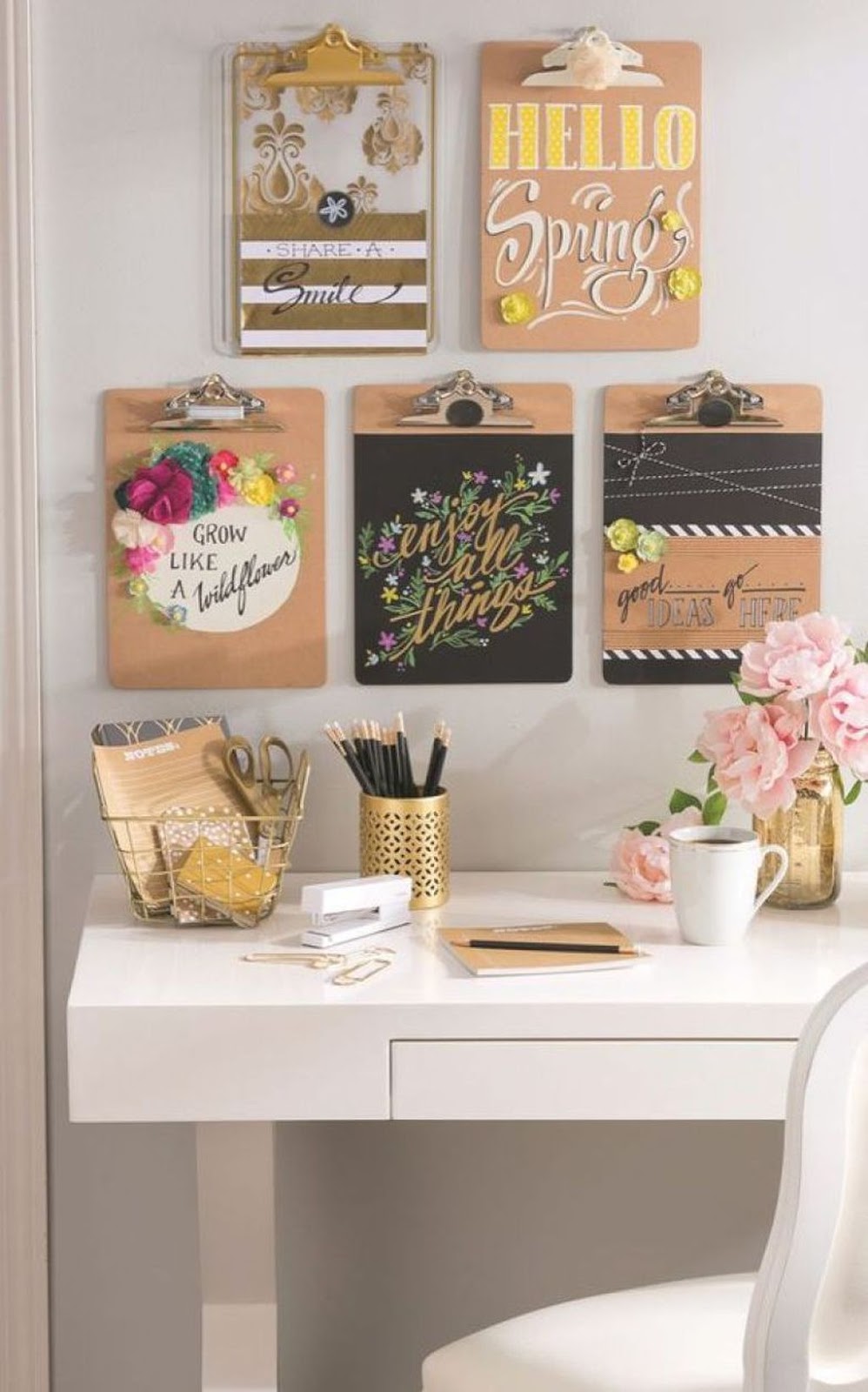 40+ Creative Diy Office Wall Decorating Ideas