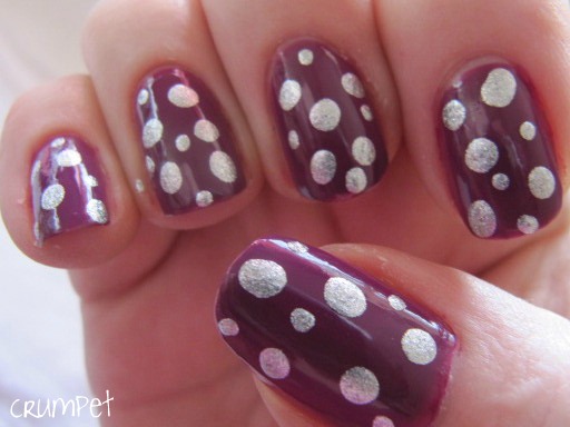 The Crumpet: Barry M Bright Purple Goes Dotty!