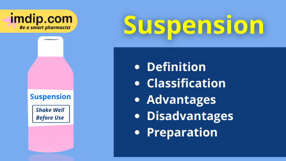 Suspension-Definition, classification