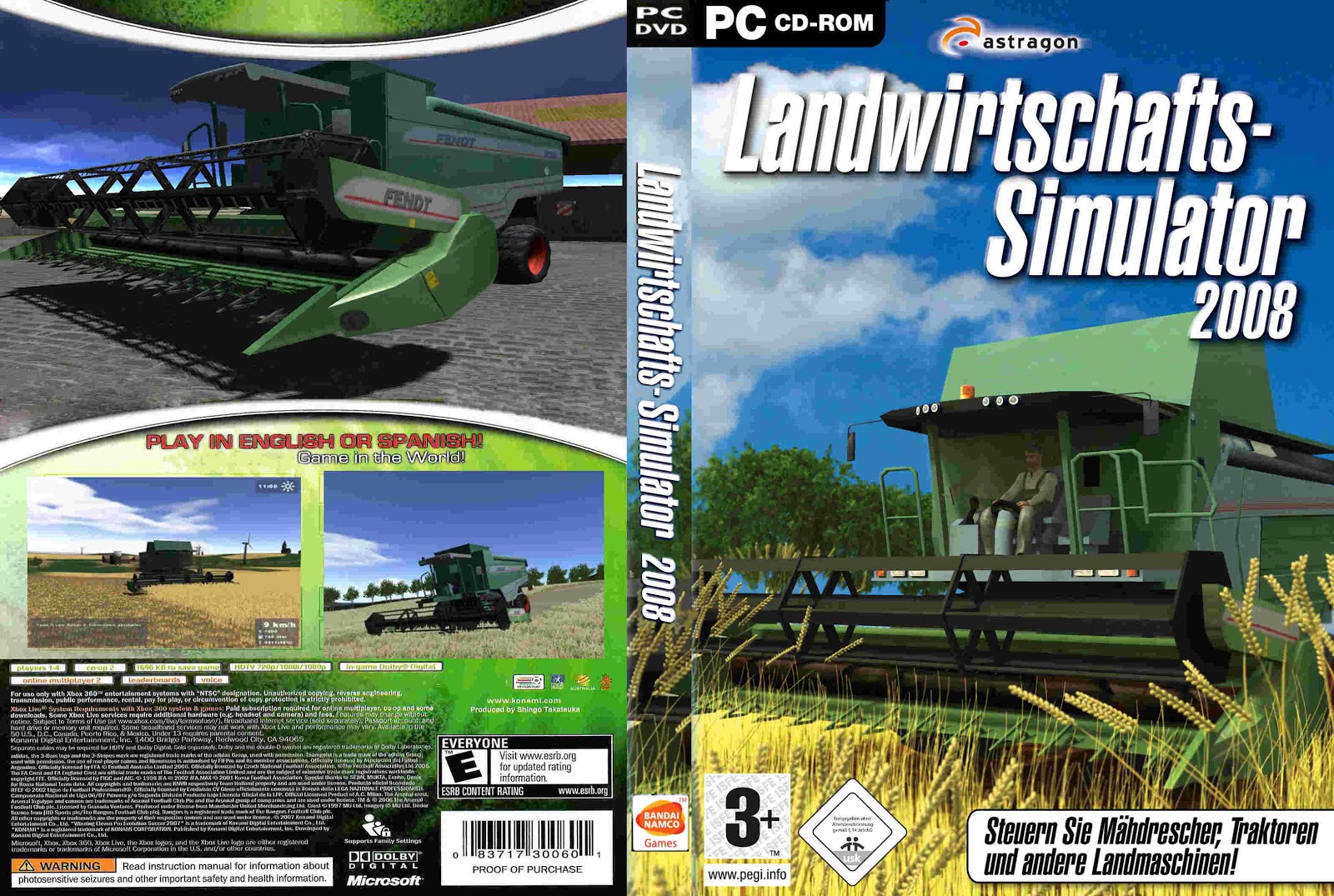 Covers Free Gtba Landwirtschafts Simulator 2008 Cover