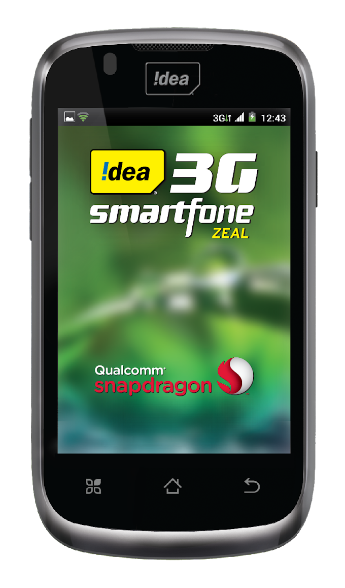 Idea Zeal 3G Smartphone available at Rs.5390