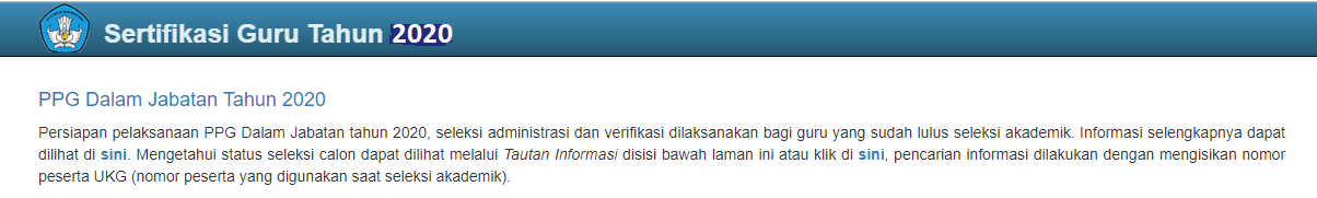 Ppg Tahun 2020 Informasi Sertifikasi Guru Kherysuryawan Id