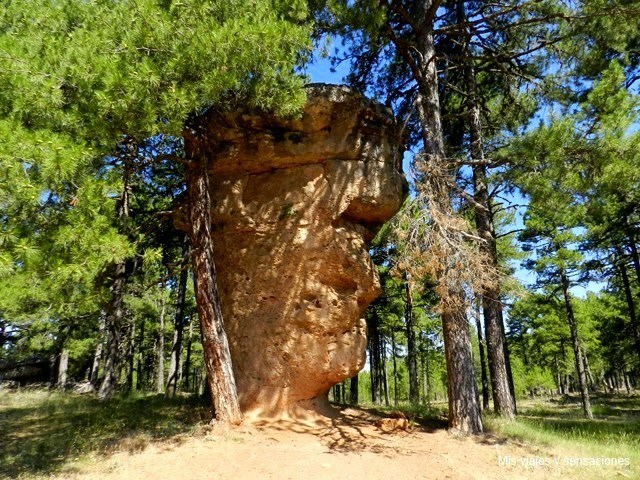 Cara del hombre, Ciudad Encantada, Cuenca