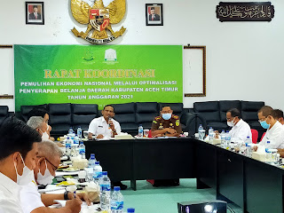 Rocky Hadiri Rapat Koordinasi dengan Kejari Aceh Timur Juli 28, 2021