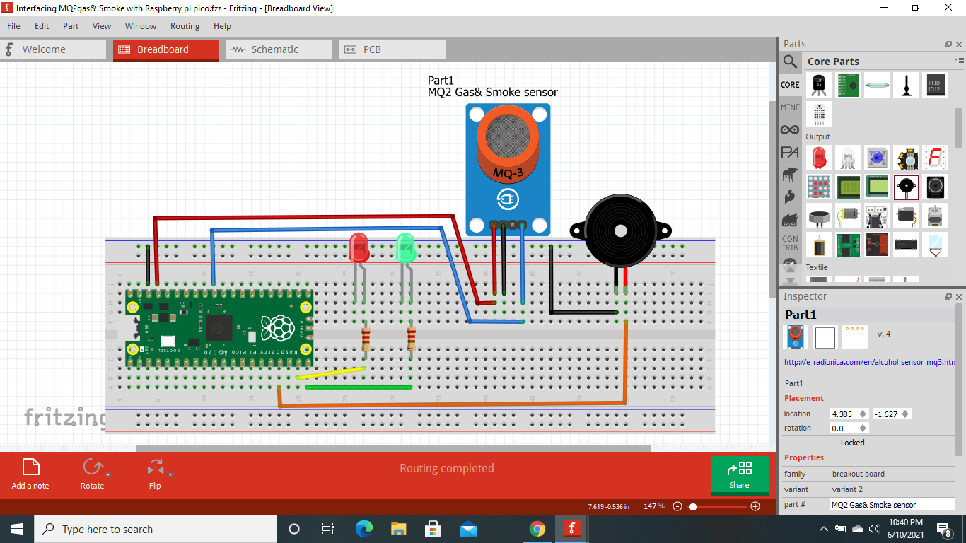 Interfacing MQ2 Gas & Smoke Sensor With Raspberry Pi Pico