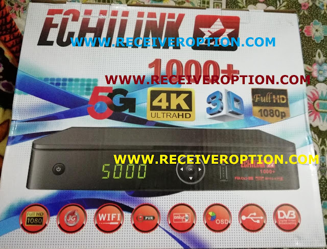 ECHILINK 1000+ HD RECEIVER CCCAM OPTION