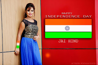 Actress Poonam Sood Wishes To All Indians A Very Happy Independence Day