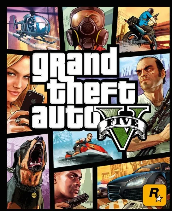 Grand Theft Auto V (GTA5) first Official Artwork Revealed Grand Theft Auto V, GTA5, Box art, Cover, Image
