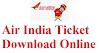 How to download Air India flight ticket online?