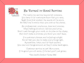 customer service poem