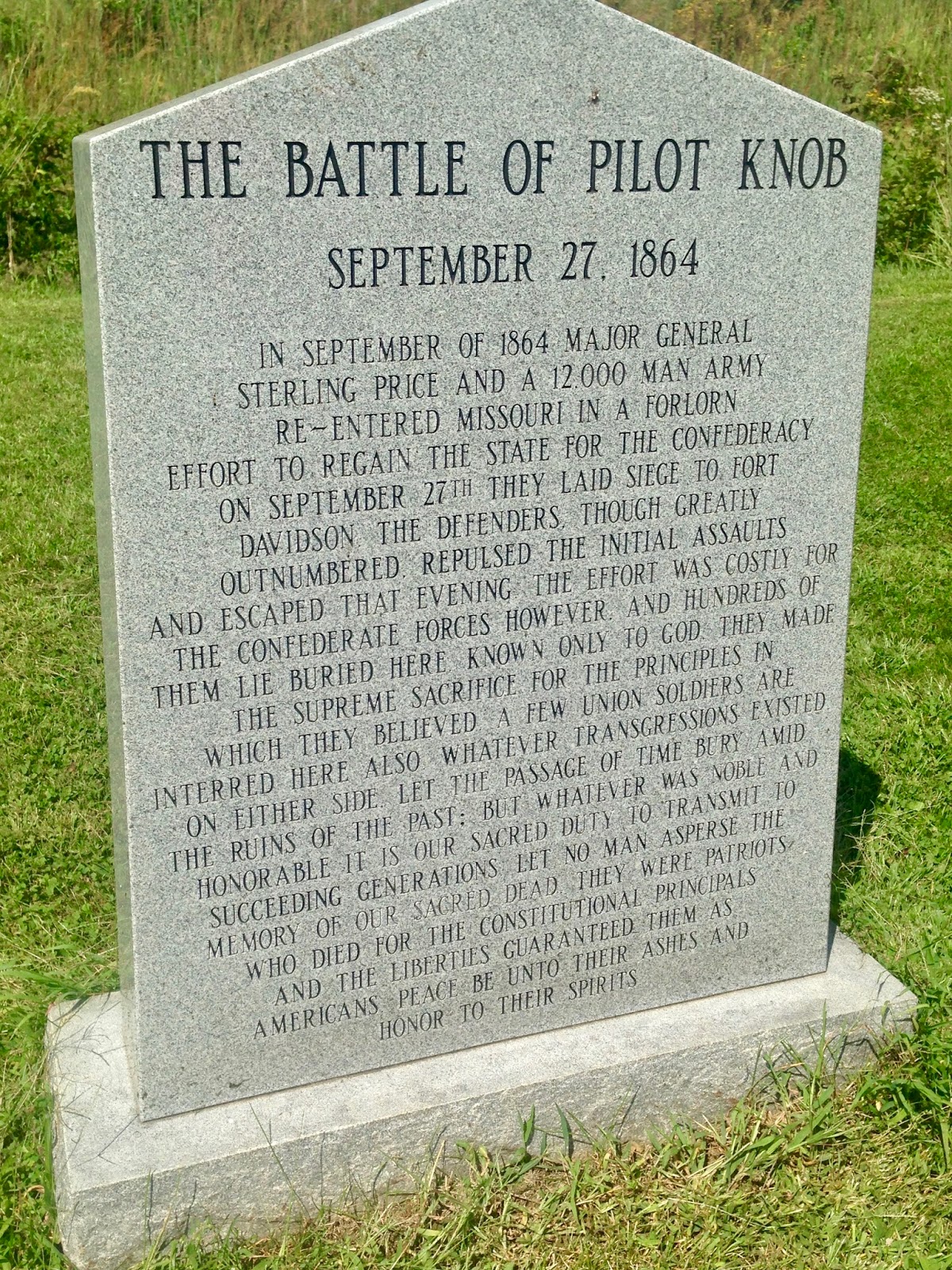 Amy's Creative Pursuits Battle Of Pilot Knob State Historic Site