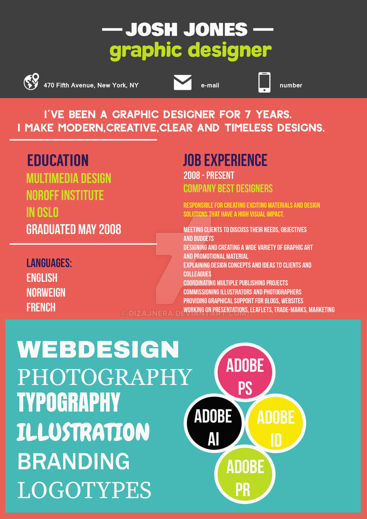 140+ Awesome Creative Resume Designs for Inspiration