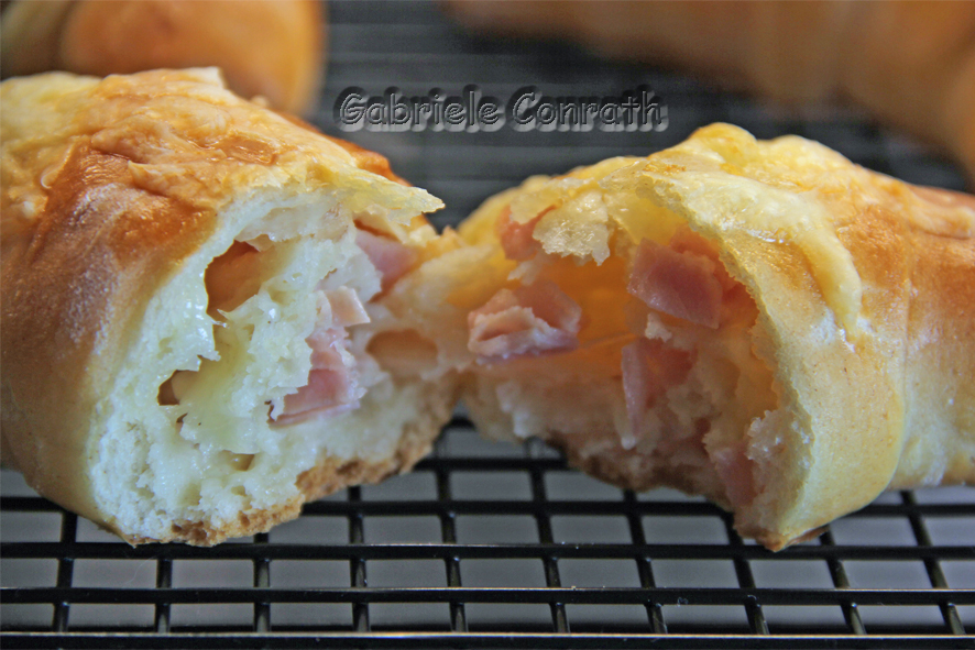 Gabriele´s Conga-Crafts Blog ...: Schnelle Schinken-Käse-Hörnchen