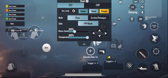 Kode Control PUBG 2 Jari Control Layout PUBG 2 Jari
