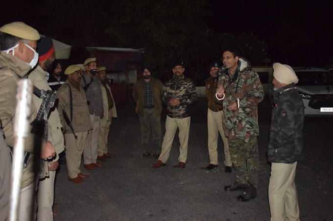 पंजाब पुलिस द्वारा राज्य भर में नाइट डोमीनेशन ऑपरेशन के लिए 135 गज़टिड अधिकारी तैनात