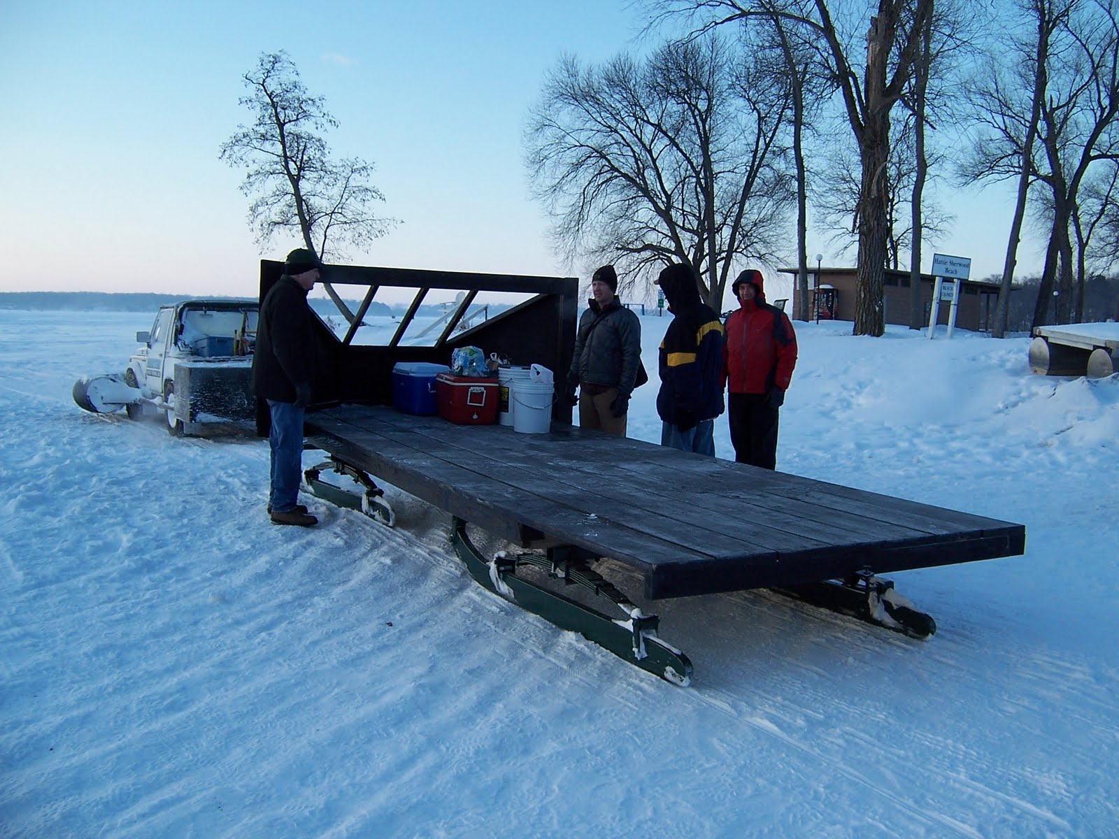 Norton's Lake Report and Catch of the Day BIG GREEN LAKE ICE FISHING