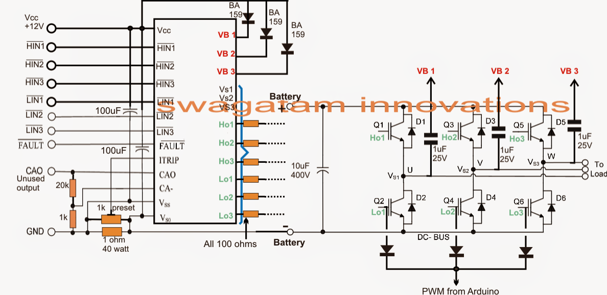 Interfacing Arduino  PWM with any Inverter  Circuit