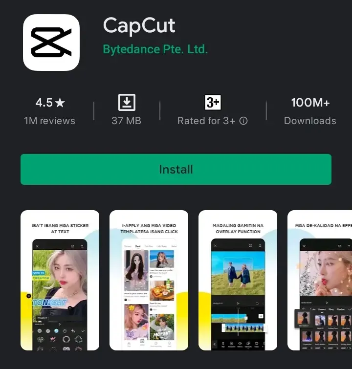 Review Capcut, Aplikasi Editing Video Android Paling Lengkap