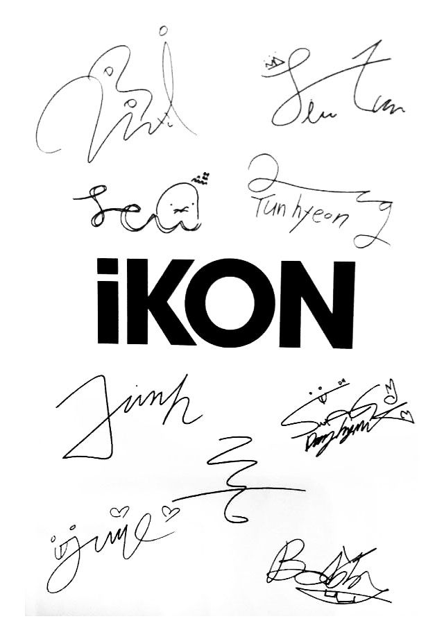 iKON logo font | ☼ kpopfonts.com