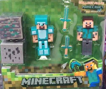 Kit Minecraft Brinquedo - Kit C/ até 12 Peças Novo - Bonecos