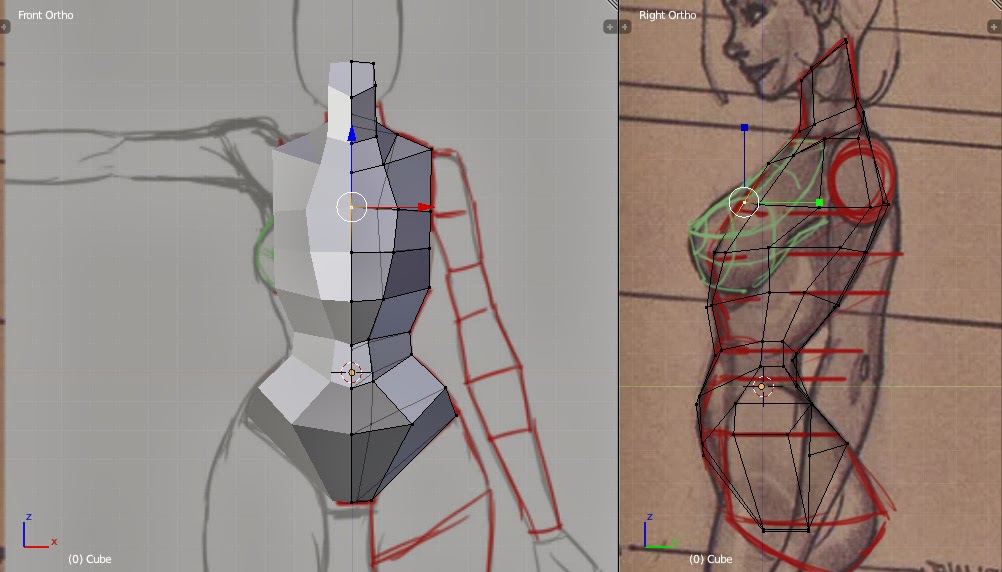 My Progress, Portfolio, Game, Concept Art and Animation: Blender character modeling