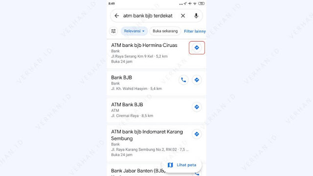 pilih lokasi atm bank bjb terdekat
