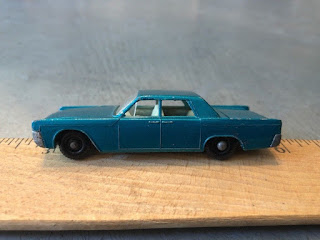 1964 Vintage Lesney Matchbox Series No 31 Lincoln Continental Blue