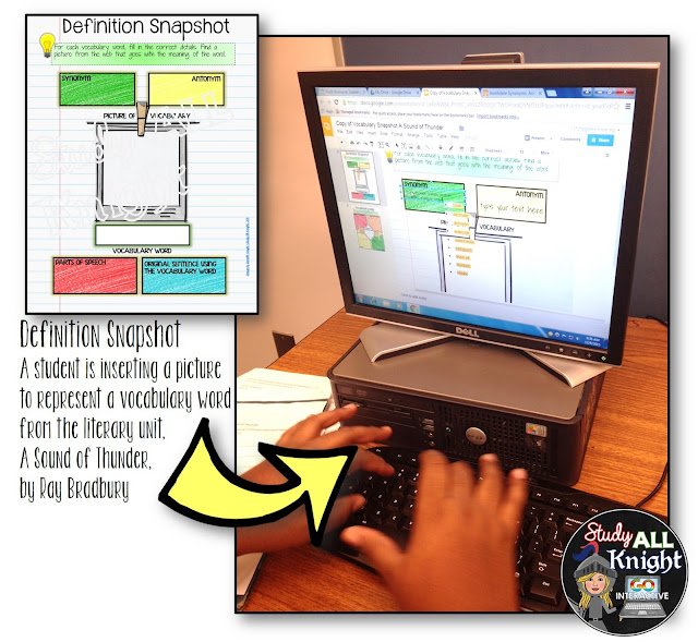 Are you wondering how to build vocabulary lessons using digital interactive notebooks and Google Apps? Look no further! This article has everything you'll need for your 4th, 5th, 6th, 7th, 8th, 9th, 10th, 11th, or 12th grade students! Find out how one digital document can make boring vocabulary instruction meaningful, fun, AND engaging! Upper elementary, middle school, and high school students will all benefit from this amazing resource!