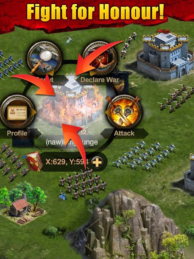Permainan Android Terbaru Clash Of Kings mirip Clash of Clans