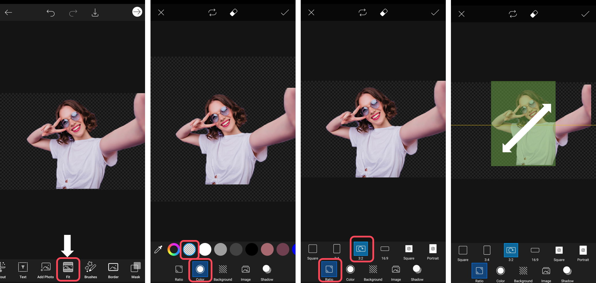 Tutorial for Adding Images in Effects (PicsArt ver.) Remove the