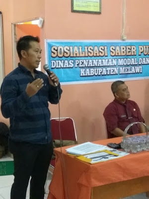 KASAT RESKRIM POLRES MELAWI SOSIALISASI TINDAK PIDANA KORUPSI DAN PUNGLI