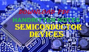 Semiconductor Revision Class Notes PDF
