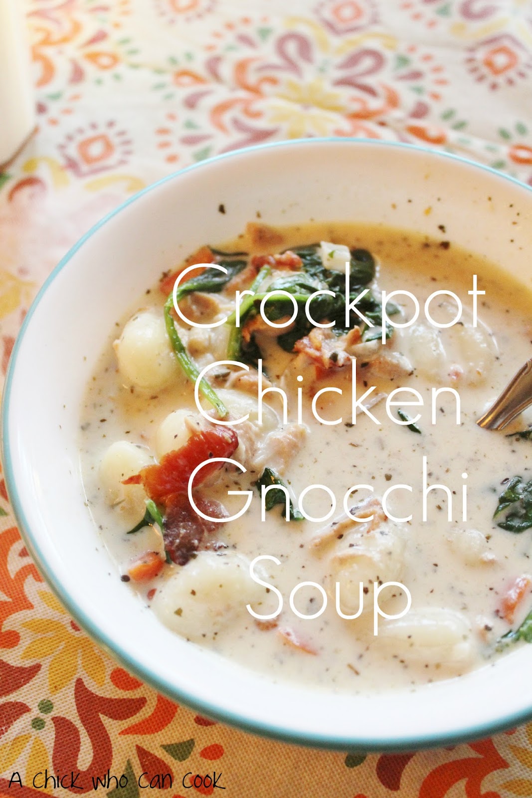 A Chick Who Can Cook Crockpot Chicken Gnocchi Soup