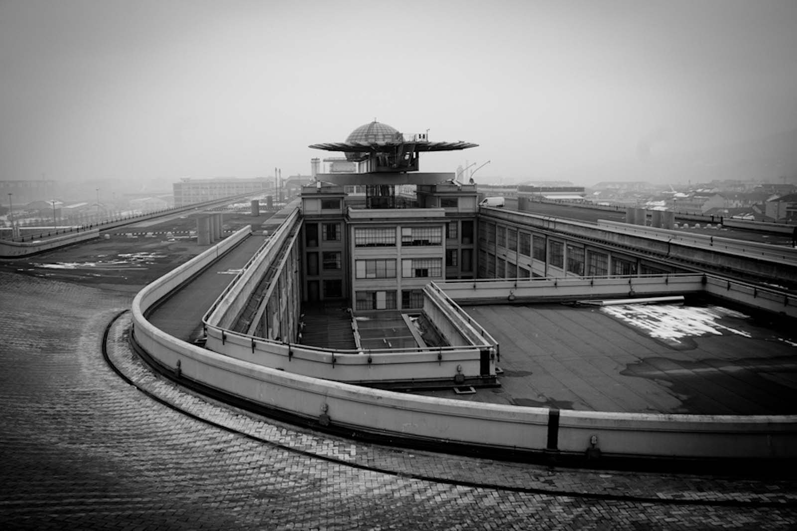 racetrack rooftop factory italy