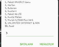 Cara Daftar Paket Chatting Sebulan Kartu 3 Daftar Ini