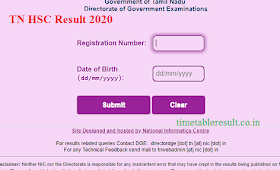 TN Result 11th 12th Public Exam Result 2020