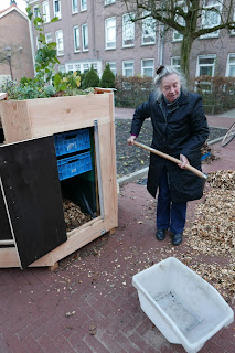 wormencompost wormenhotel in Amsterdam Oost