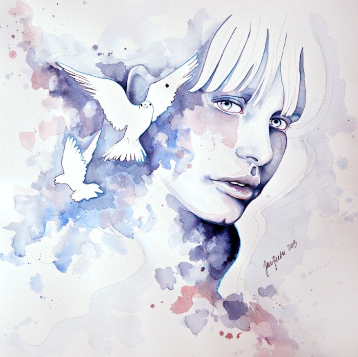 Рисунки акварелью. Jane Beata Jane Beata