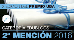 Mención premio UBA - Edublogs 2016