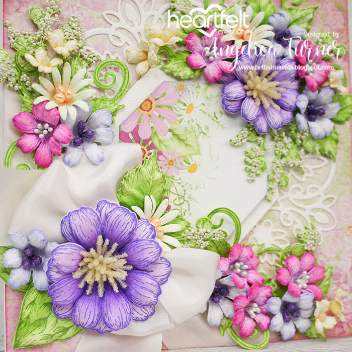 Bellisima Vida: Floral Elegant Centerpiece Card