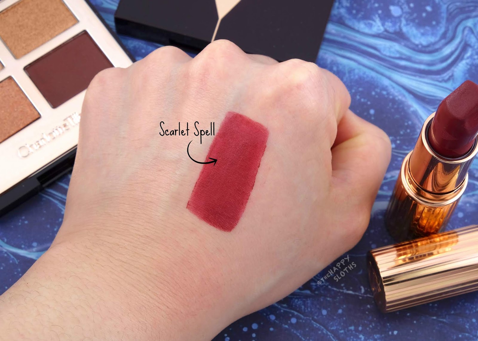 Charlotte Tilbury | *NEW* Matte Revolution Lipstick in "Scarlet Spell": Review and Swatches