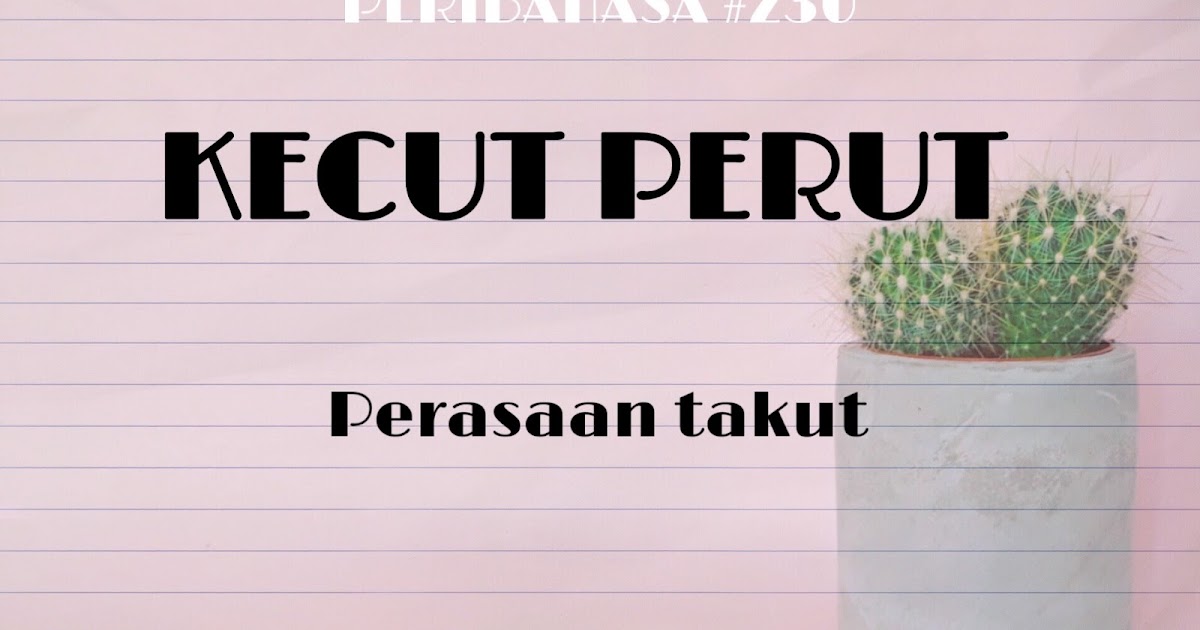 Maksud kecut perut