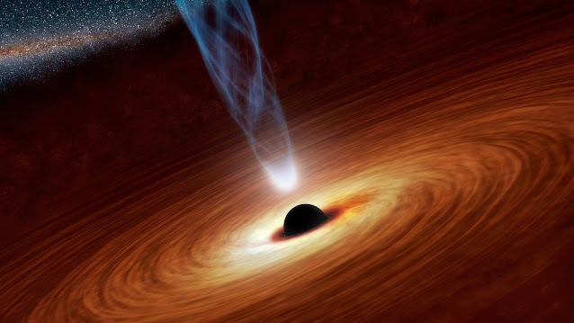 Чёрная дыра с аккреционным диском — мощный источник рентгеновского излучения (в представлении художника, NASA/JPL)