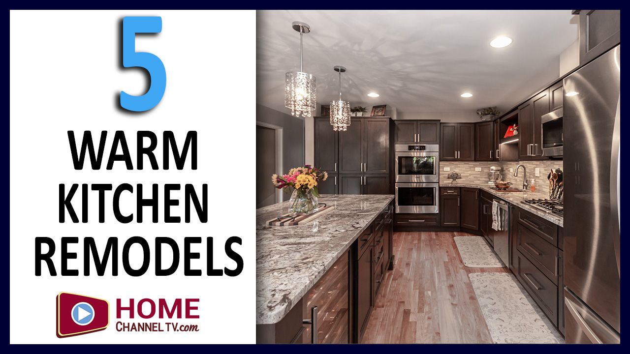 Five Kitchen Remodels with Warm Cabinetry - Before & After Video