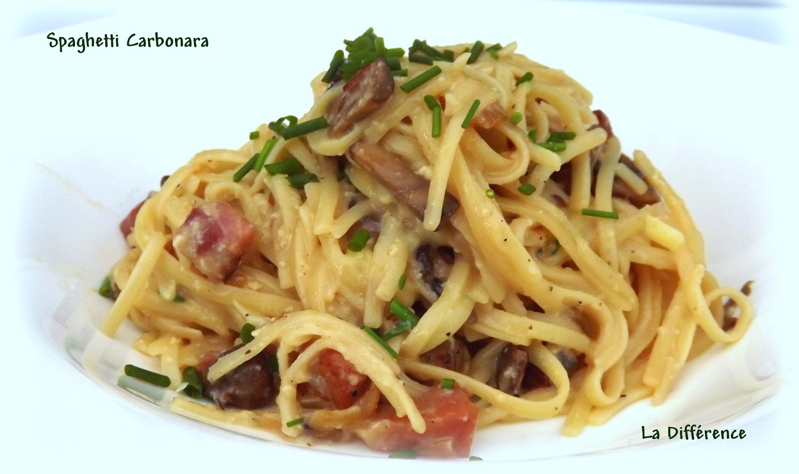La Différence Spaghetti / Linguine alla carbonara
