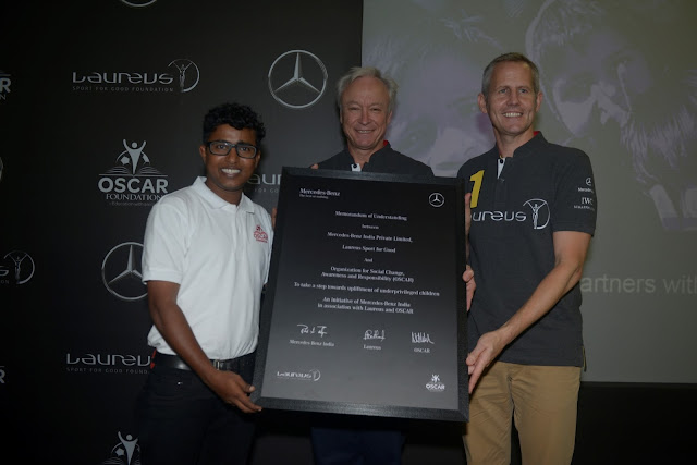 Mercedes-Benz partners with Laureus Sport for Good in India; underlines its Corporate Social commitment with ‘Mercedes for India’ philosophy Mercedes-Benz partners with Laureus Sport for Good in India; underlines its Corporate Social commitment with ‘Mercedes for India’ philosophy