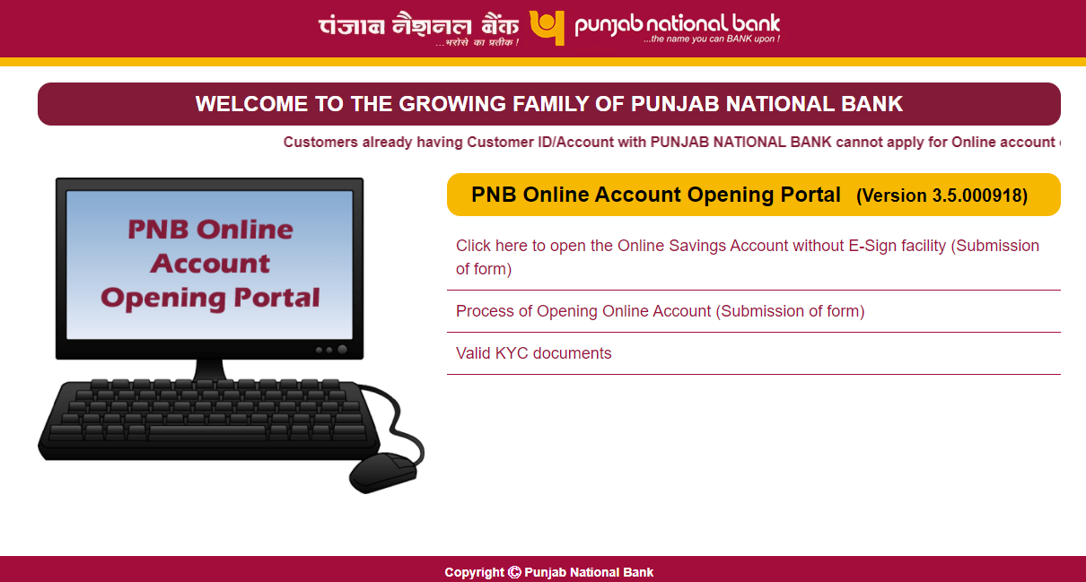 How to open a Punjab National Bank account online. Here you know step