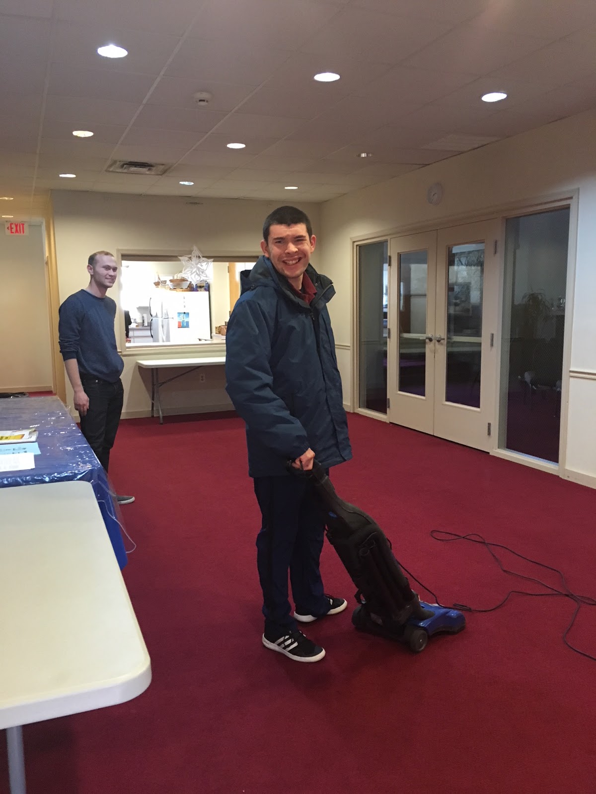 Today at Emmaus Home Kevin at the Surrey Center