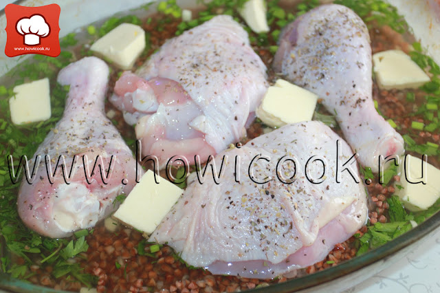 рецепт гречки с курицей в духовке с пошаговыми фото